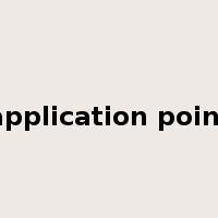application point是什么意思