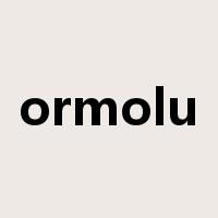 ormolu是什么意思