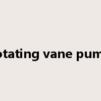 rotating vane pump是什么意思