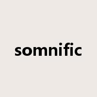 somnific是什么意思