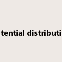 potential distribution是什么意思
