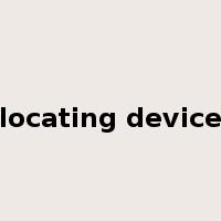 locating device是什么意思