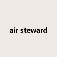 air steward是什么意思