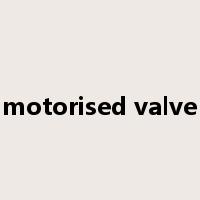 motorised valve是什么意思