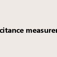 capacitance measurement是什么意思