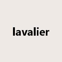 lavalier是什么意思