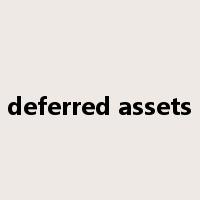 deferred assets是什么意思