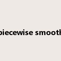 piecewise smooth是什么意思