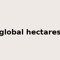 global hectares是什么意思