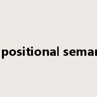 compositional semantics是什么意思