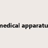 medical apparatus是什么意思