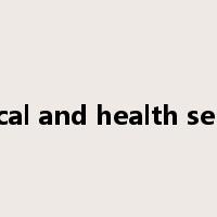 medical and health services是什么意思