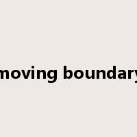 moving boundary是什么意思
