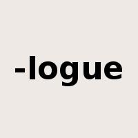 -logue是什么意思