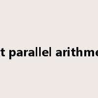 fast parallel arithmetic是什么意思