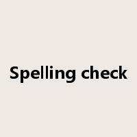 Spelling check是什么意思