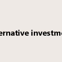 alternative investment是什么意思