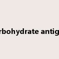 carbohydrate antigen是什么意思