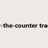 over-the-counter trading是什么意思