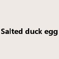 Salted duck egg是什么意思