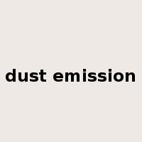dust emission是什么意思