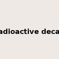 radioactive decay是什么意思