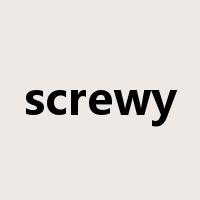 screwy是什么意思