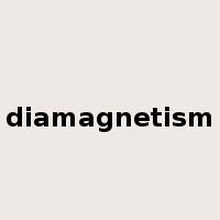 diamagnetism是什么意思