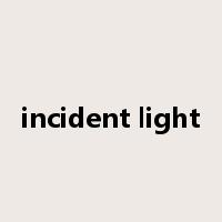 incident light是什么意思