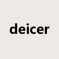 deicer是什么意思