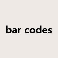bar codes是什么意思