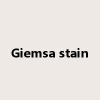 Giemsa stain是什么意思