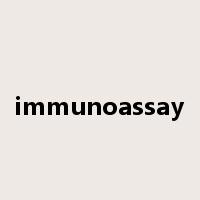 immunoassay是什么意思