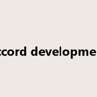 accord development是什么意思