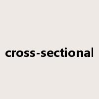 cross-sectional是什么意思