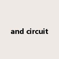 and circuit是什么意思