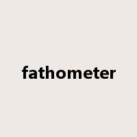 fathometer是什么意思