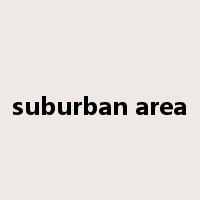 suburban area是什么意思