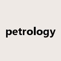 petrology是什么意思