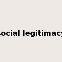 social legitimacy是什么意思