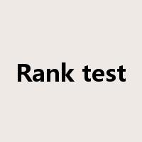 Rank test是什么意思