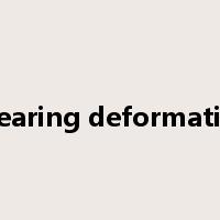 shearing deformation是什么意思