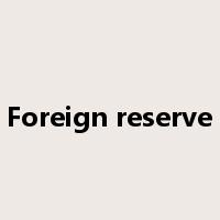 Foreign reserve是什么意思