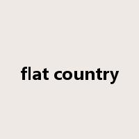 flat country是什么意思