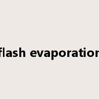 flash evaporation是什么意思