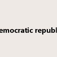 democratic republic是什么意思