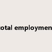 total employment是什么意思