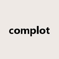 complot是什么意思