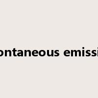 spontaneous emission是什么意思