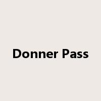 Donner Pass是什么意思